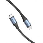 USB-C to USB-C 240W Vention TAVHF USB 4.0 5A 1m 40Gbps cable (gray)