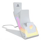 PDP 052-022-WH Afterglow Wave PlayStation 5 DualSense RGB fehér kontroller töltőállomás