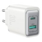 Joyroom TCF15 Dual-Port (A+C) 30W Power Charger (white)