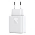 Joyroom power charger JR-TCF24 with C-C cable 30W 1m (white)