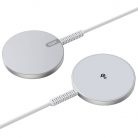 ESR Qi2 mini wireless charger (HaloLock)(silver)