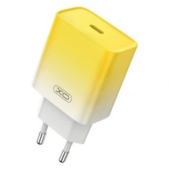 Fali töltő XO CE18, USB-C, PD30W (sárga)