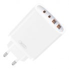 Fali töltő XO CE22, 45W, GaN, 2x USB-C, 2x USB-A