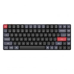   Keychron K3 Pro QMK/VIA vezeték nélküli mechanikus billentyűzet fehér háttérvilágítás barna kapcsoló (fekete)