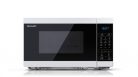 SHARP YC-MG02EW 20L, digitális, grilles mikrohullámú sütő fehér-fekete