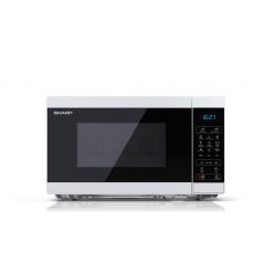   SHARP YC-MG02EW 20L, digitális, grilles mikrohullámú sütő fehér-fekete