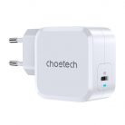 PD8007 USB-C PD45W töltő Choetech EU (fehér)