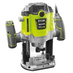   Ryobi 1600W felsőmaró, 5x penge tartozék, koffer - RRT1600-K