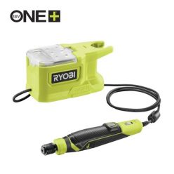   Ryobi 18V One Plus™ magasfordulatszámú mikrógép, 15x tartozék, akkumulátor és töltő nélkül - RRT18-0