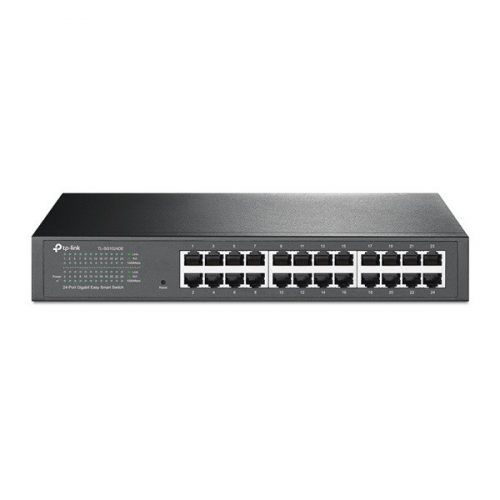 TP-Link TL-SG1024DE 24port 10/100/1000Mbps LAN SMART menedzselhető rack Switch