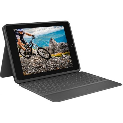 Logitech Folio Touch -  iPad 7-8-9 - Német - Fekete