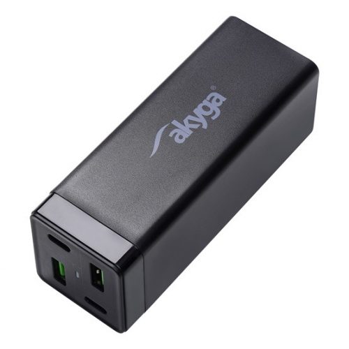 Akyga AK-CH-17 USB töltő - 2x USB-A + 2x USB-C PD 5-20 V / max.3.25 A 65W