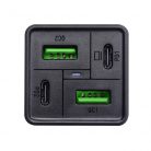 Akyga AK-CH-17 USB töltő - 2x USB-A + 2x USB-C PD 5-20 V / max.3.25 A 65W