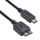 Akyga AK-USB-44 micro USB B 3.0 / USB type C kábel - 1m