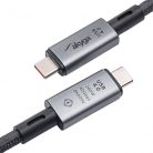 Akyga AK-USB-45 USB4 type C  40Gb/s 240W kábel - 1m