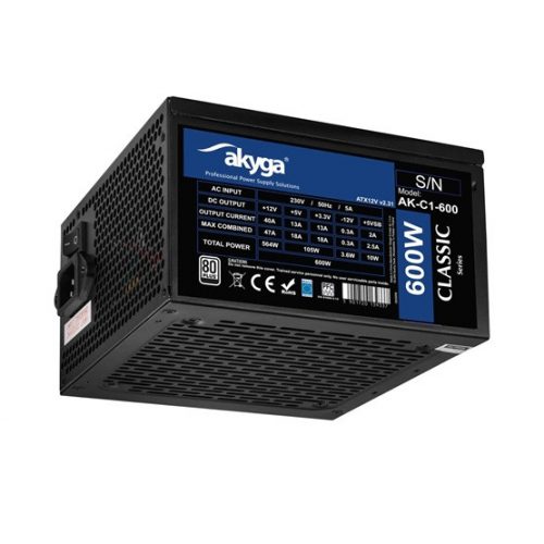 Akyga 600W Classic - 12cm - AK-C1-600