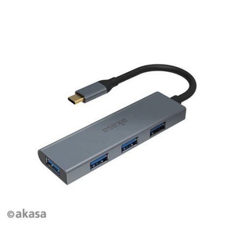 Akasa USB Type-C - 4 x USB 3.0 adapter - AK-CBCA25-18BK