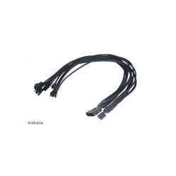   Akasa - Flexa FP5 - 4pin Molex - 5x 4pin PWM ventilátor kábel - 45cm - AK-CBFA03-45