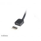 Akasa 4pin RGB LED világítást hosszabbító kábel - AK-CBLD06-30BK