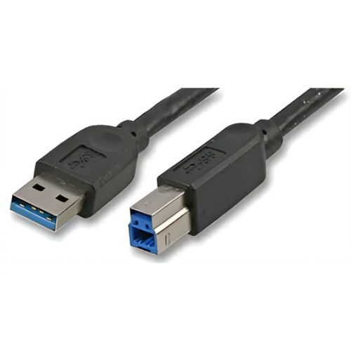 Akasa USB 3.0 Type-A to Type-B kábel - 1,5m - AK-CBUB01-15BK