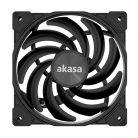 Akasa - Case Fan - 12cm - Alucia XS12 Black - AK-FN122-BK