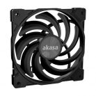 Akasa - Case Fan - 12cm - Alucia XS12 Black - AK-FN122-BK