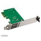 Akasa USB3.2 Gen 2x2 belső 20pin PCIe kártya - AK-PCCU3-08