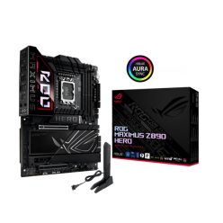   Asus Alaplap - Intel ROG MAXIMUS Z890 HERO LGA1851 (Z890, ATX, 4xDDR5 9200+MHz, 4xSATA3, 6xM.2, HDMI+2xThunderbolt)