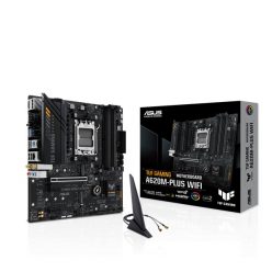   Asus Alaplap - AMD TUF GAMING A620M-PLUS WIFI AM5 (A620, 4xDDR5 7600+MHz, 1x 2,5 Gb LAN, 2xM.2, 4xSATA3, HDMI+2xDP)