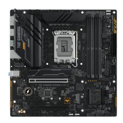   Asus Alaplap - Intel TUF GAMING B760M-E D4 s1700 (B760, 4xDDR4 5333MHz, 4xSATA3, 2xM.2, HDMI+DP)