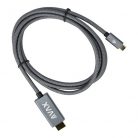 AVAX AV902 PRIME Type C - HDMI 2.0 4K/60Hz AV kábel, sodorszálas