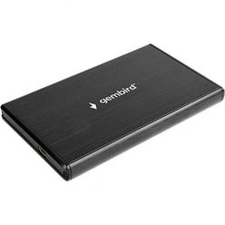   Gembird szálcsiszolt alumínium 2.5" SATA3 USB3.0 külső ház fekete