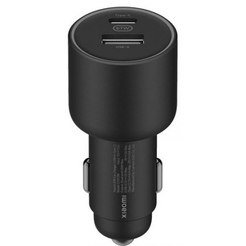 Xiaomi 67W Car Charger (USB-A + Type-C) autós töltő - BHR6814GL