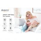 Arenti IP wifi csempekamera - IN1Q (4MP, 3,6mm, beltéri, IR10m, microSD, mikrofon, hangszóró)