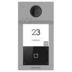   Hikvision IP kaputelefon - DS-KV8113-WME1 (2MP, kültéri egység, 1 lakásos, IP65, IR, I/O, wifi, Mifare kártyaolvasó)