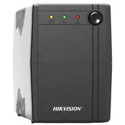   Hikvision Szünetmentes  600VA - DS-UPS600 (2 Schuko, line-interaktív, fekete)