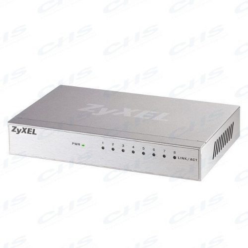 ZYXEL Switch 8x1000Mbps, Fémházas Asztali, GS-108BV5-EU0101F