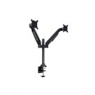 MULTIBRACKETS 2 karos asztali konzol, M VESA Gas Lift Arm Dual Black (15-32", max.VESA: 100x100 mm, 10 kg)