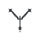 MULTIBRACKETS 2 karos asztali konzol, M VESA Gas Lift Arm Dual Black (15-32", max.VESA: 100x100 mm, 10 kg)