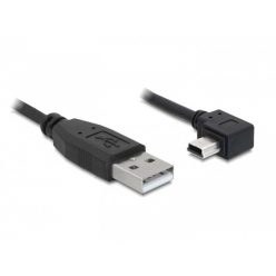   DELOCK kábel USB 2.0 Type-A male > USB Mini-B male 90 fokos 2m