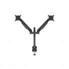 MULTIBRACKETS 2 karos asztali konzol, M VESA Gas Lift Arm Dual Black HD (15-32", max.VESA: 100x100 mm, 21 kg)