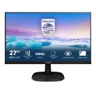 PHILIPS IPS monitor 27" 273V7QDSB, 1920x1080, 16:9, 250cd/m2, 4ms, VGA/DVI-D/HDMI