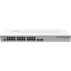   MIKROTIK Cloud Router Switch 24x1000Mbps + 2x10Gbit SFP+, Menedzselhető, Rackes - CRS326-24G-2S+RM