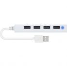 SPEEDLINK SL-140000-WE SNAPPY SLIM USB Hub, 4-Port, USB 2.0, Passzív, fehér