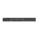 ZYXEL Switch 24x1000Mbps + 4xGigabit kombó SFP+, Fémházas Menedzselhető, Rackes (24GbE port), XGS1930-28-EU0101F