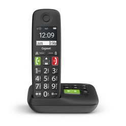 GIGASET ECO DECT Telefon E290A fekete, üzenetrögzítő