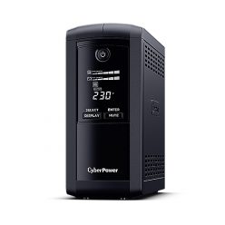   CYBERPOWER UPS VP700ELCD (4x Schuko) 700VA 390W 230V szünetmentes tápegység + USB LINE-INTERAKTÍV