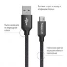 COLORWAY Kábel, Cable USB MicroUSB 2m 2.4A black (CW-CBUM009-BK)