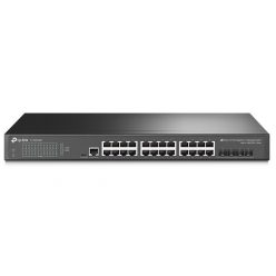   TP-LINK Switch 24x1000Mbps + 4x10G SFP+ + 2xkonzol port, Menedzselhető, SG3428X