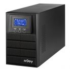 NJOY Szünetmentes ATEN PRO 1000, 1000VA, 900W, Online, LCD display